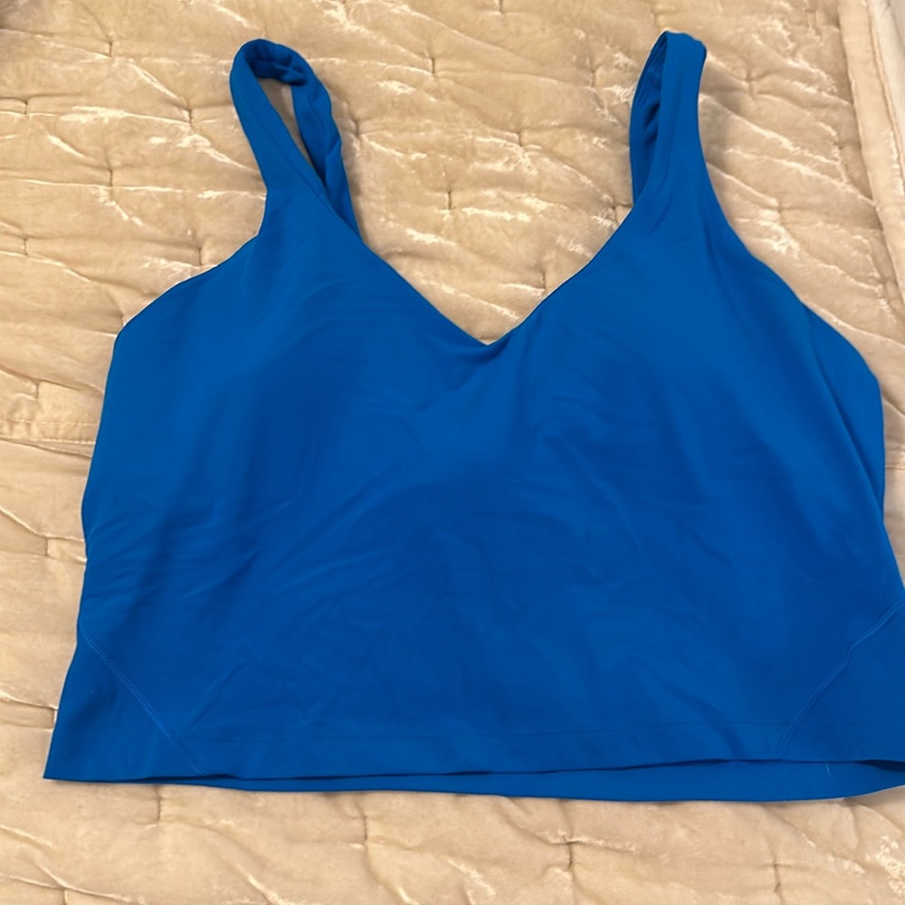 lululemon athletica Blue Tank Top